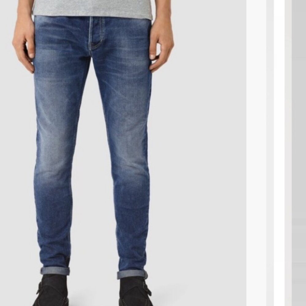 Allsaints Dunan Pistol Skinny Fit Denim Jean 33